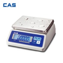 CAS 카스 방수 전자저울 SWII-30CW 30kg (10g) LCD 건전지타입 방수저울 수산시장 계량