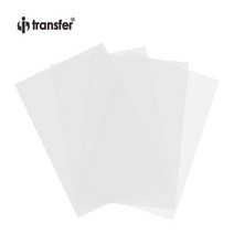 레이져각인기 각인장비UV레이저마킹산업용레이저프린터3PET 필름 100 매 DTF 인쇄 의류 티셔츠 직물 전사, 01 Double side matte