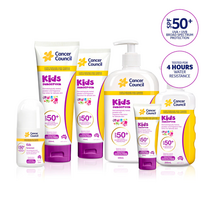 [호주]캔서카운슬 어린이 선크림 선스크린 SPF50+ 워터프루프, 35ml