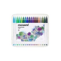 모나미 프러스펜 3000 수성펜 36색, 혼합색상, 3개