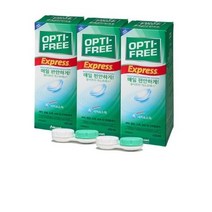 옵티프리 익스프레스 렌즈세정액 470ml x 3p + 렌즈케이스 2p, 3세트