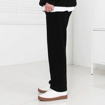 와이드핏 허리밴딩 슬랙스