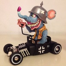 Horro 수지 몬스터 동상 쥐 Fink Col ctib l 장난감 운전 자동차 액세서리 액션 Kids Gifts Big h Alien Ornament