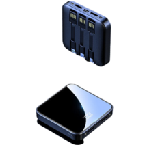 Wales보조 배터리 미니 보조배터리 3가지 인풋 C타입등 3가지 충전지원 10000mAh 20000mAh, 블랙