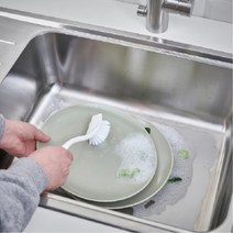 늘러붙은 냄비 그릇 식기세척용 브러쉬 5개 물병수세미 설거지솔, 그린