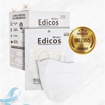 [에디코스] KF94 6종 컬러 새부리형마스크 대형 중형 100매입, 색상:2.블랙 / 사이즈:2.중형 100매입, 상세 설명 참조