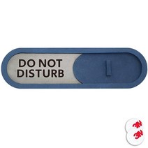 긱베어 재실표시 도어 사인 방해금지 + 양면 스티커 2개, DO NOT DISTURB, 4.블루
