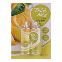 터치미니 화장실 방향제 리필2P(레몬향), 10개