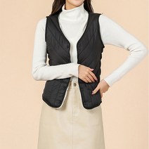 주디앤 여성 이너웨어 양털 패딩 조끼