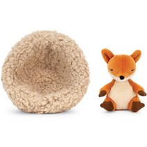 젤리캣 동면 여우 동물 인형 12cm, 기본