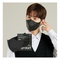 웰킵스 컴포트에어마스크 KF94 중형 모던블랙 30매입