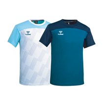 2023 S/S 험멜 라운드 반팔 전사 티셔츠 HM-737