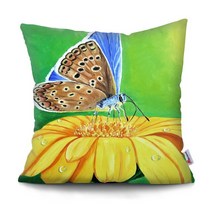 조약돌소파MTMETY 아름다운 나비 베개 케이스 Ins 스타일의 꽃 풍경 쿠션 커버 소파 자동차 허리 던져 홈, 22 BZML1T1178_03 60x60cm