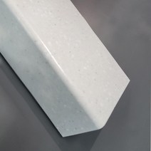 BMC 인조대리석 마루굽틀 80X80X1100 현관 인테리어자재 마루귀틀 귀틀 타일 마감재 재료분리대 (스노우 컬러) 10개