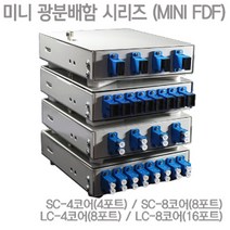 인네트워크 FDF 4CORE IN-MINI FDF LC-8C 광 분배함, 1개