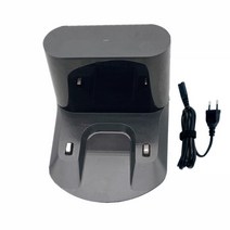 호환 S50 S51 S55 S5 MAX S6 S6MaxV E4 E5 로봇 진공 청소기 수리 부품 용 Roborock 액세서리 충전기 독, 02 Black