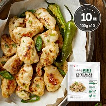 바디나인 촉촉한 한입 닭가슴살 청양고추맛 100g, 10팩