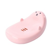 제이라이프 수달 비누 받침대, 핑크, 3개