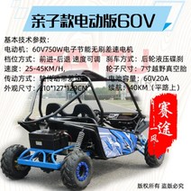 300cc 버기카 오토바이리스 4발오토바이 레저스포츠, 전기 버전 60V20A