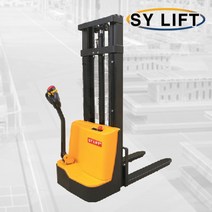 SYLIFT 포크리프트 완전 전동 확장 스태커 지게차 1톤 1.5톤 2톤 풀전동 운반기, SEF-1016E