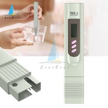 휴대용 펜 디지털 수량계 필터 측정 수질 순도 테스터 TDS 미터 가죽 케이스 포함, 한개옵션0
