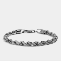 엘레가토 Rope Chain 5미리 실버 팔찌 로프 세일링 요트 서핑 웨이크 윈드 레저