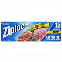 원클릭도매/지퍼락 더블지퍼백 냉동 중형 15매, 원클릭도매 1, 중(M)