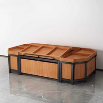카페 베이커리 진열대 과자 철제 빵 대형 매대 간식, 1단 아일랜드 스타일