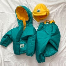 [당일발송] 유아 아동 스키복 세트 키즈 썰매복 청록M 핑크XL 재고정리!