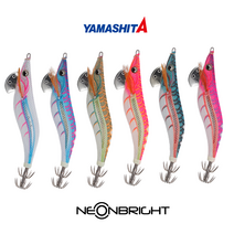 야마시타 에기왕 라이브 네온브라이트 3.5호 무늬오징어 에기, 라이브 네온브라이트 065_스파크 올리브