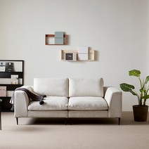 에넥스 블랑 커버링 3인용 패브릭소파[착불], 오트밀 웜그레이