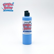칼라리코 핑거페인트 250ml 낱색 (13가지 색상 선택), 하늘색
