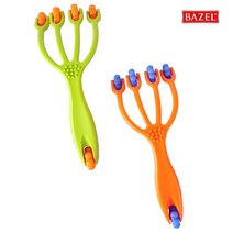 바젤 실리콘 롤러 마사지기 휴대용, 그린