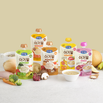 아이얌 아기밀 이유식 10팩+10팩 (5가지맛) 외, 아기밀 고구마 퓨레 10팩+10팩