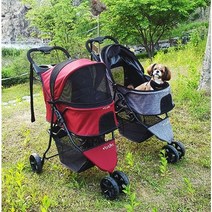 [우연물방] 한정특가판매!! / (당일발송!) 트리펫 보미유모차(ds) / 애완견 유모차 강아지 유모차 접이식, 레드