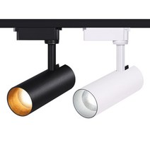 led 옷가게 거실 주방 업소용 가정용 인테리어 조명, 30w 삼색 변광 화이트 케이스