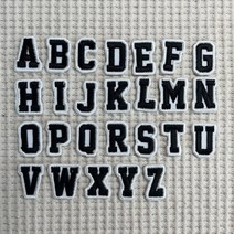 자수패치 이니셜와펜 알파벳, J, 1개