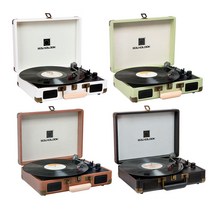 사운드룩 BT LP턴테이블 SLT 100BT 4가지 색상선택, 화이트