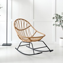 가구로드 피코스윙2인세트 야외테이블세트 라탄의자 카페라탄의자 라탄테이블 흔들의자, 피코스윙체어(단품)