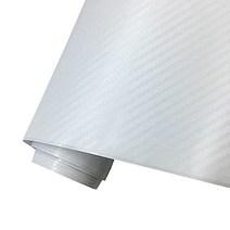 차량용 실내 카본 시트지 3D 탄소 섬유 비닐 자동차 랩 시트 롤 필름 자동차 스티커 및 데칼 오토바이 액세서리 500mm x 2000mm, 500mmx2000mm, 05 WHITE, 1개