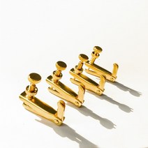 바이올린 튜너 브릿지 바이올린 미세 튜너 조절기 구리 니켈 합금 3/4 크기 액세서리 개, 한개옵션0