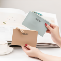 저니미니 카드지갑 여성 슬림 지퍼 포켓