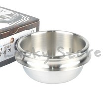 국산 스텐 3중구조 인덕션겸용 뚝배기 설렁탕 곰탕 냉면기 갈비탕기 스텐 가마솥 - 스테인레스 가정용 식당용 업소용 다용도 뚝배기 스텐 냉면그릇 갈비탕그릇, 삼중 뚝배기, 17호