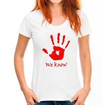 스크롤쏘 Scroll saw One yona Elder Scrolls 티셔츠 We Know Dark Brotherhood 티셔츠 코튼 그래픽 티셔츠, 14 WoMen white_06 XL