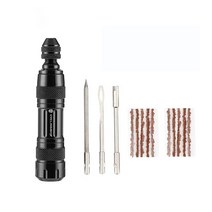 튜브리스 도로 튜브리스 타이어 알루미늄 합금 수리 키트 자전거 펑크 방지 슬립 고무 스트립 세트 사이클, 01 Black