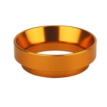 파우더 리시빙 링 이탈리아 그라인더 핸들 커피 천 장치 다이얼 마그네틱 안티 플라잉 정량, 01 gold_01 51 미리메터