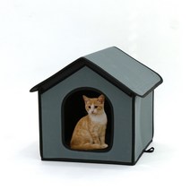 반려마음 길고양이 집 길냥이 급식소 방수 겨울집, 그레이