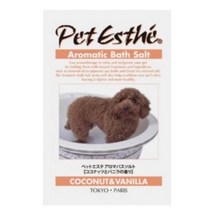 펫에스테 아로마틱 배스솔트 입욕제 (애견용), 15g, 1개, (머스크멜로우)15g