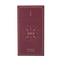 [여윤담] 생화진 Re 채움 생진 스틱 15포 (1박스) 맥문동 석류 배 진액 스틱, 1박스 (15포)
