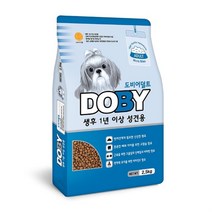 시추 닥터도비 강아지 소형견 사료 어덜트 2.5kg 특별식 중형견 치와와 골든리트리버 푸들 시추